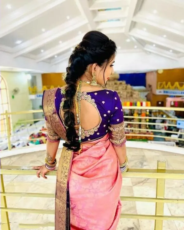 Pink_Embellished_Banarasi_Jacquard_Saree_(Pink)